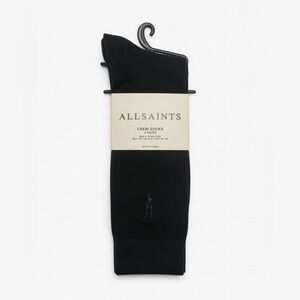 AllSaints Black Crew Socks - 3-Pack